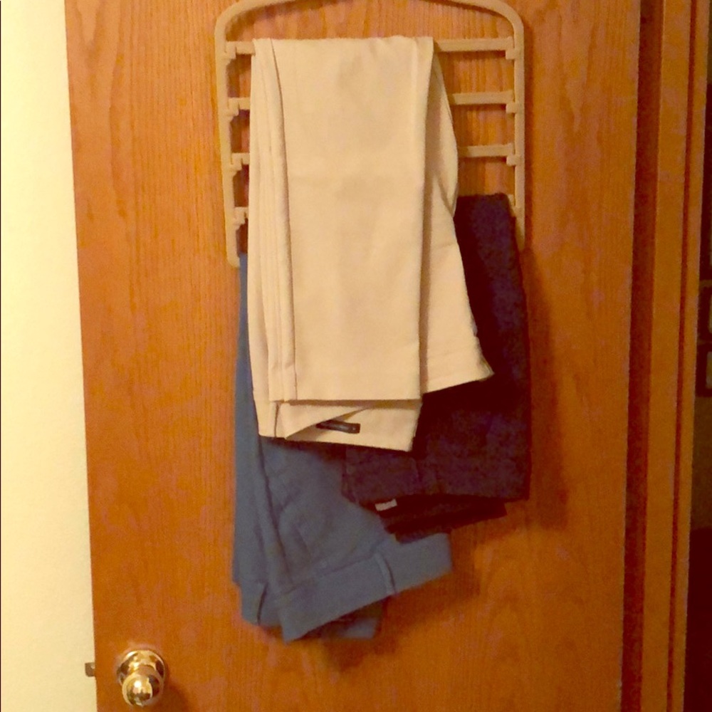 3 pairs of Loft skinny ankle pants